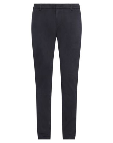 Dondup Man Pants Navy Size 34 Cotton, Elastane In Navy