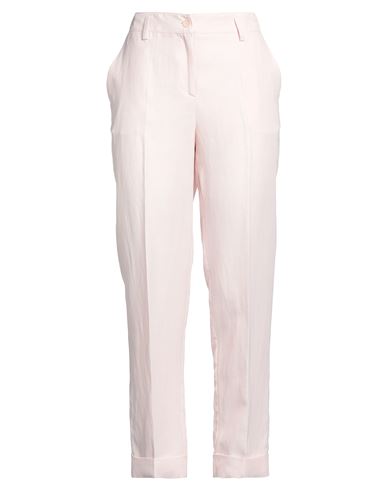 P.A.R.O.S.H P. A.R. O.S. H. WOMAN PANTS LIGHT PINK SIZE M VISCOSE, LINEN 