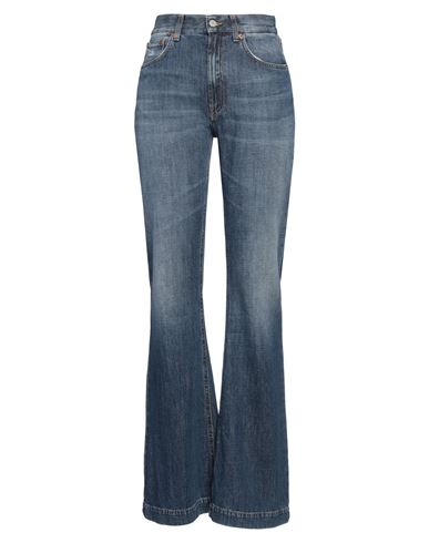 Dondup Woman Jeans Blue Size 28 Cotton In Blue