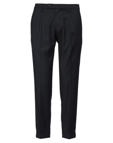 Michele Carbone Man Pants Midnight Blue Size 32 Polyester, Viscose, Elastane In Blue