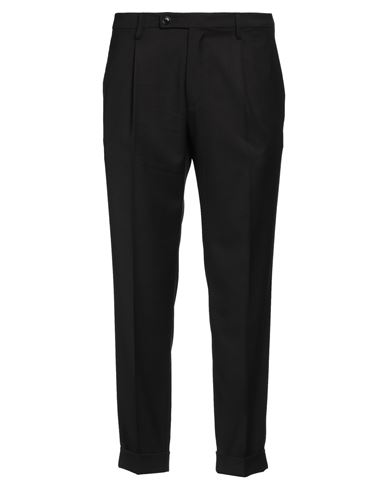 Michele Carbone Man Pants Black Size 31 Polyester, Viscose, Elastane In Black