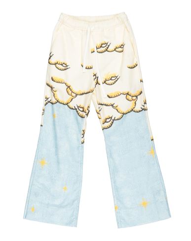 Shop Amiri Toddler Girl Pants Beige Size 6 Cotton