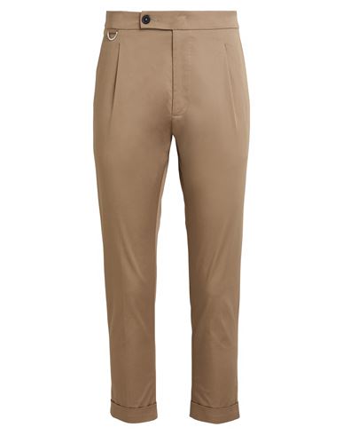 Low Brand Man Pants Khaki Size 34 Cotton, Elastane In Beige