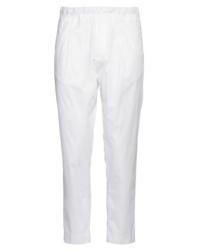 Low Brand Man Pants White Size 6 Cotton, Polyamide, Elastane In White