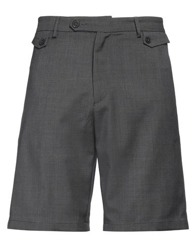 Low Brand Man Shorts & Bermuda Shorts Lead Size 32 Virgin Wool In Grey