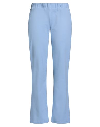 Versace Jeans Couture Woman Pants Light Blue Size 10 Cotton, Elastane