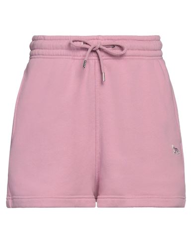 Maison Kitsuné Cotton Shorts In Pink