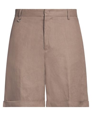 GOLDEN CRAFT 1957 GOLDEN CRAFT 1957 MAN SHORTS & BERMUDA SHORTS LIGHT BROWN SIZE 30 LINEN 