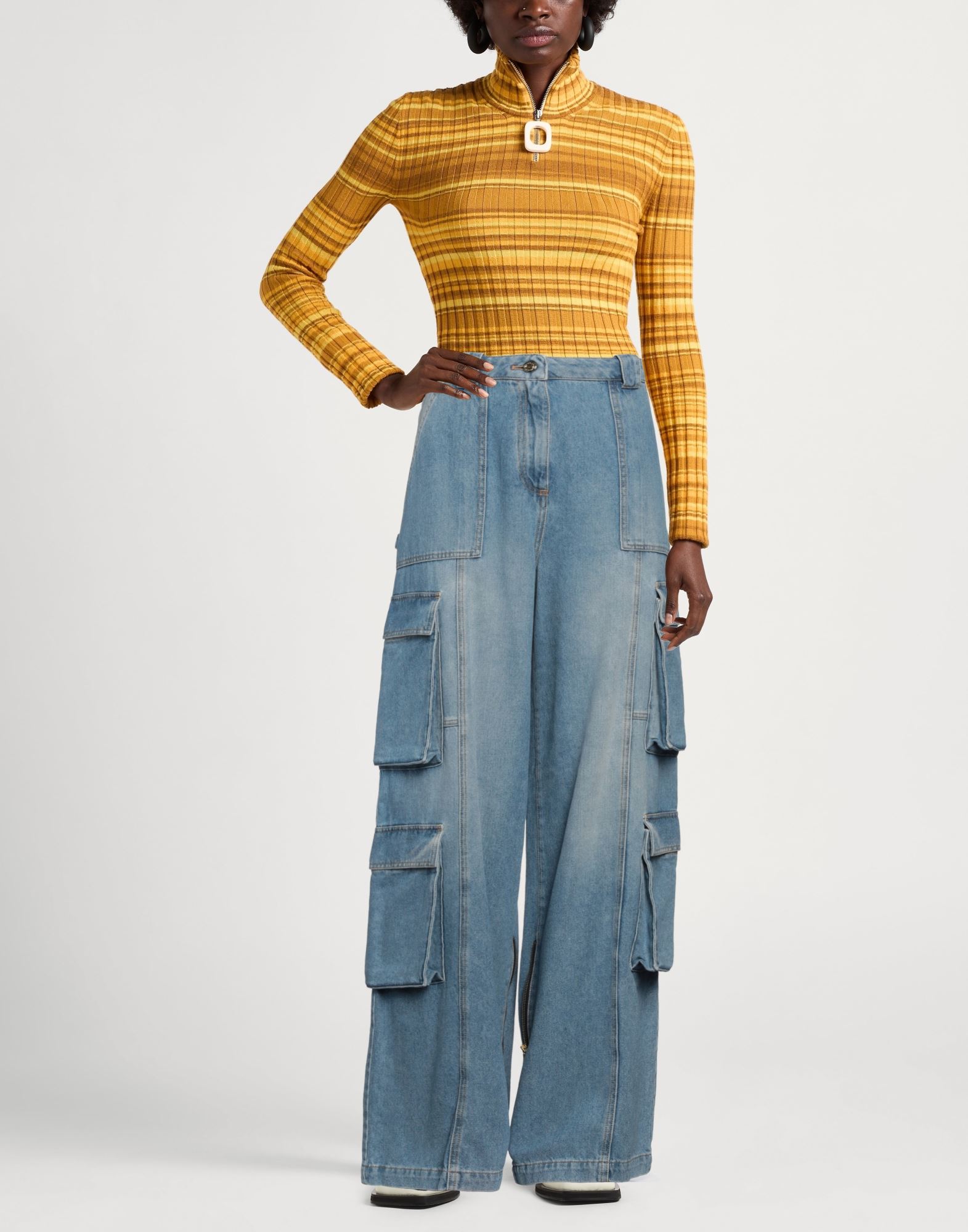  Elisabetta Franchi - Hosen & Röcke - Jeanshosen - On Yoox.com 