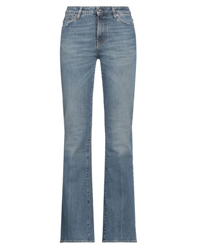 Pence Woman Jeans Blue Size 26 Cotton, Elastane In Blue