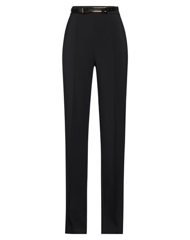 Elisabetta Franchi Woman Pants Black Size 10 Polyester, Elastane In Black