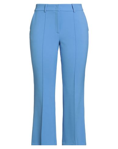 Cambio Woman Pants Azure Size 14 Polyester, Viscose, Cotton, Elastane In Blue