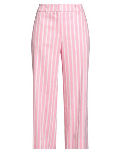 Seductive Woman Pants Pink Size 16 Linen, Polyester, Viscose, Elastane