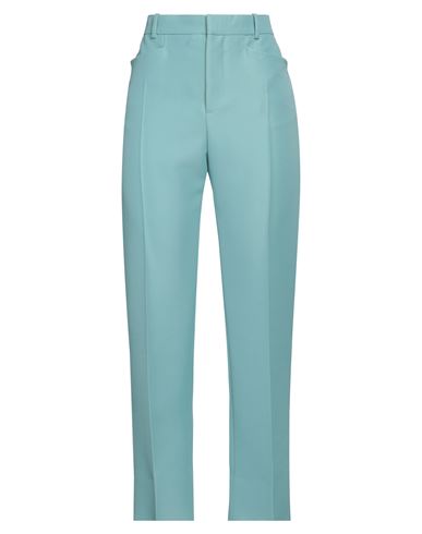 Shop Tom Ford Woman Pants Turquoise Size 6 Virgin Wool, Viscose In Blue