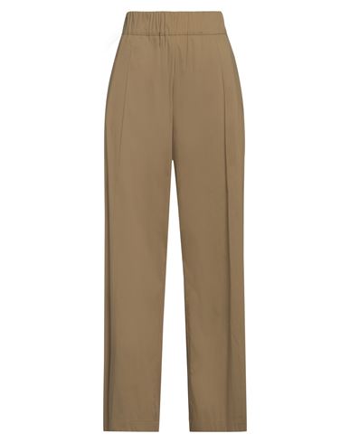 Semicouture Woman Pants Military Green Size 8 Cotton, Polyamide, Elastane In Blue