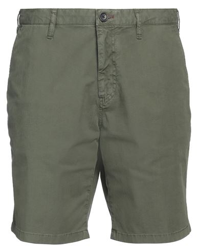 Ps By Paul Smith Ps Paul Smith Man Shorts & Bermuda Shorts Military Green Size 38 Cotton, Elastane In Green