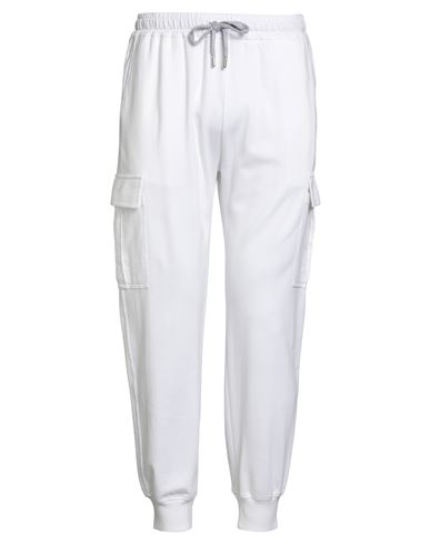 Fedeli Man Pants White Size L Cotton In White