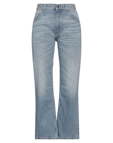 CHLOÉ CHLOÉ WOMAN JEANS BLUE SIZE 30 COTTON, HEMP 