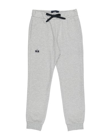 La Martina Toddler Boy Pants Light Grey Size 6 Cotton, Elastane In Grey