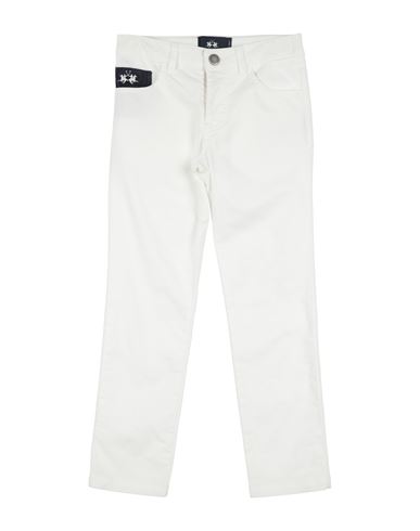 La Martina Toddler Boy Pants White Size 6 Cotton, Elastane, Polyester, Polyamide In White