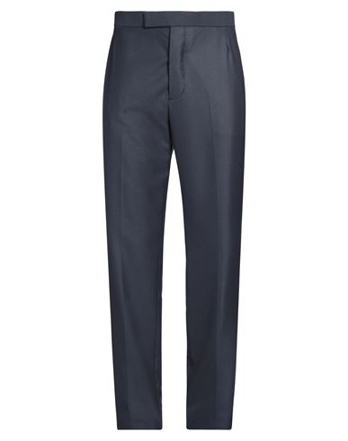 Thom Browne Man Pants Navy Blue Size 5 Wool In Navy Blue