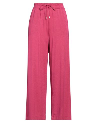 Clips Woman Pants Magenta Size S Viscose, Polyamide, Polyester, Elastane In Pink