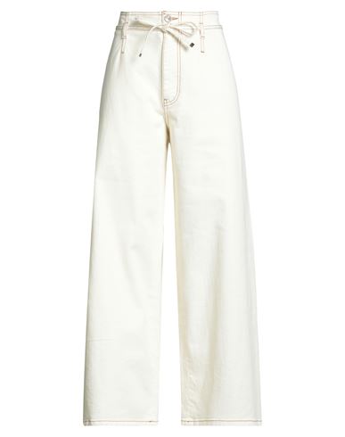 Etro Woman Pants Ivory Size 25 Cotton In White