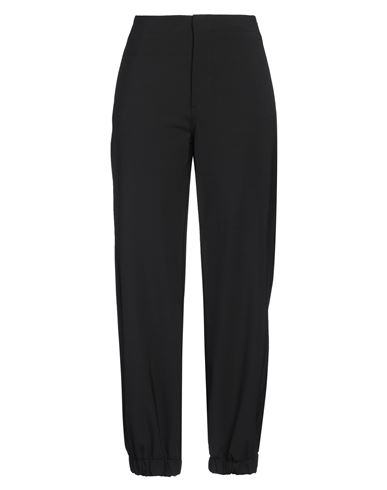 Dondup Woman Pants Black Size 30 Polyester, Virgin Wool, Elastane In Black