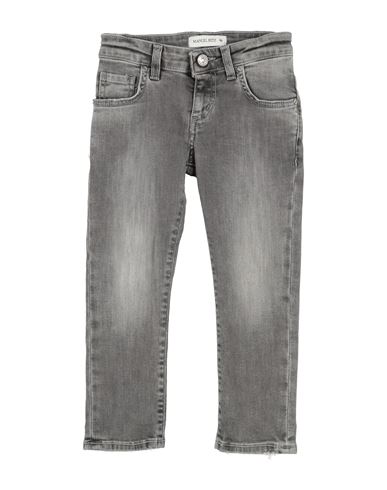 MANUEL RITZ MANUEL RITZ TODDLER BOY JEANS GREY SIZE 4 COTTON, ELASTANE 