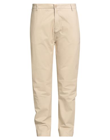 Alpha Studio Man Pants Beige Size 38 Cotton, Elastane In Neutral