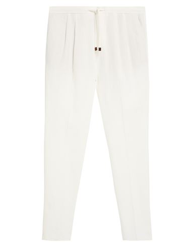 Brunello Cucinelli Man Pants White Size 40 Linen In White