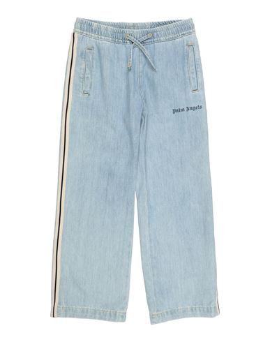 Palm Angels Toddler Girl Jeans Blue Size 4 Cotton In Blue
