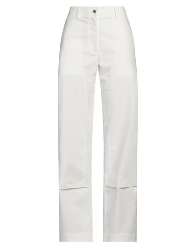 Jil Sander+ Woman Pants White Size 6 Cotton In White
