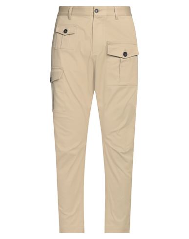 Dsquared2 Straight-leg Cargo Pants In Beige