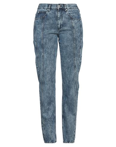 Isabel Marant Woman Jeans Blue Size 32 Cotton In Blue