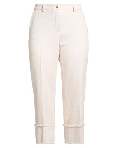 Seductive Woman Pants Light Pink Size 16 Cotton, Polyester, Elastane In Neutral