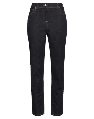 Pamela Henson Woman Jeans Blue Size 12 Cotton, Elastane In Blue