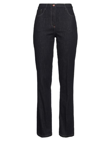 Pamela Henson Woman Jeans Blue Size 14 Cotton, Elastane In Blue