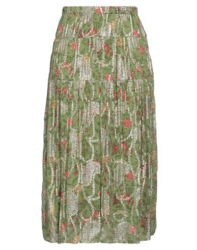 Ba&sh Ba & Sh Raya Floral Printed Midi Skirt In Multicolor Viscose In Multi