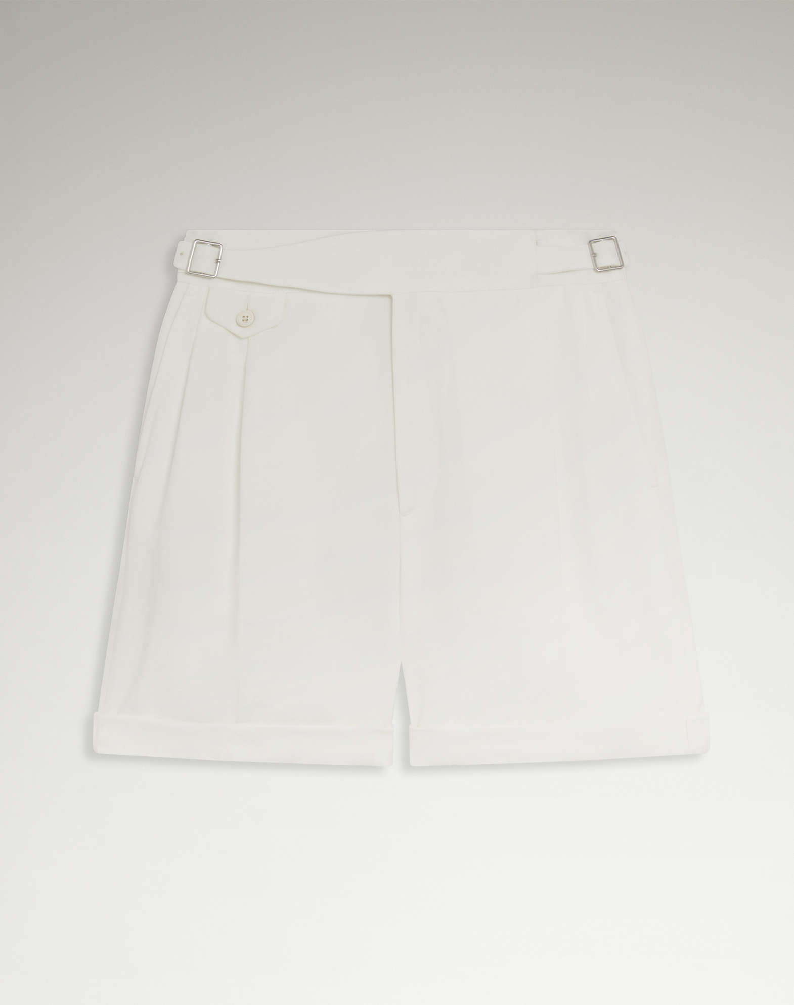 DUNHILL LIGHT LINEN GURKHA SHORTS 