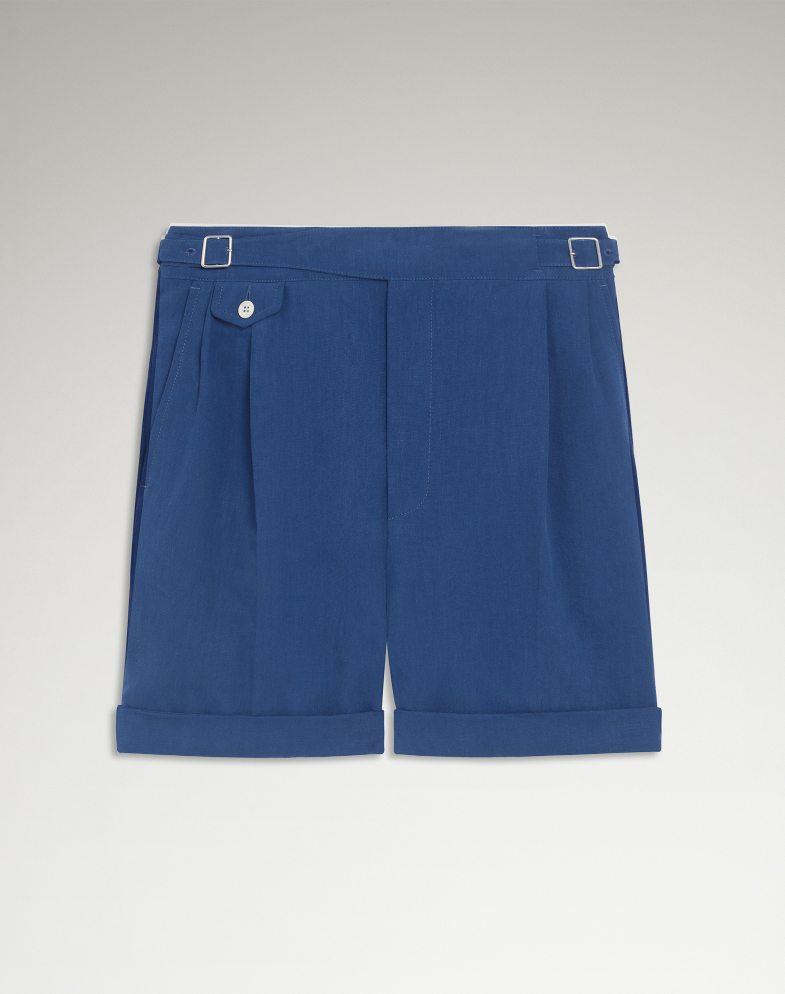 DUNHILL LIGHT LINEN GURKHA SHORTS