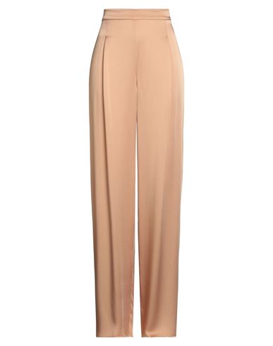 Max Mara Studio Woman Pants Sand Size 10 Acetate, Viscose In Brown