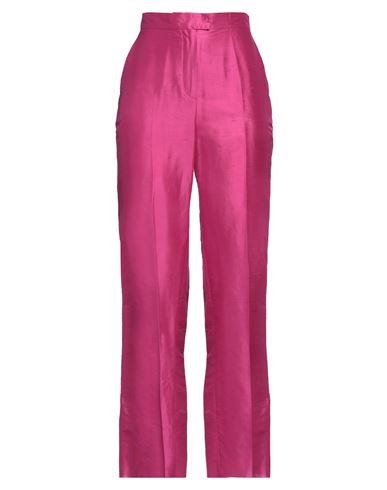 Max Mara Fuchsia Acetate/viscose Trousers In Pink