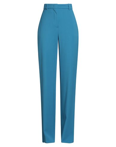 Max Mara Studio Woman Pants Azure Size 8 Virgin Wool In Blue