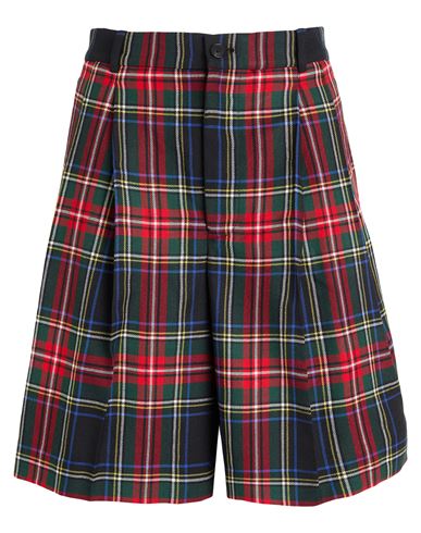 Polo Ralph Lauren Checked Pleated Shorts In Green