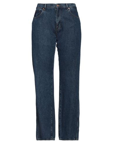 7 For All Mankind Woman Jeans Blue Size 30 Lyocell In Blue