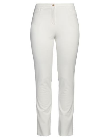 Pamela Henson Woman Pants White Size 16 Polyester, Viscose, Elastane In White