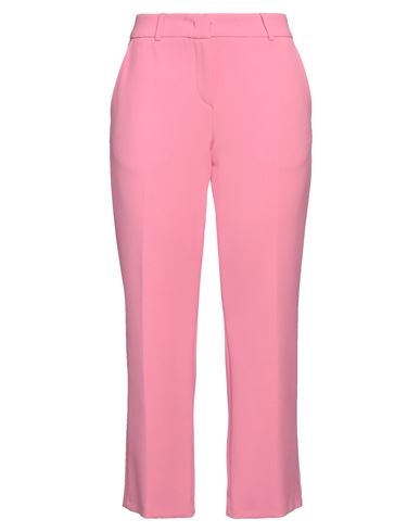 Nvsco 2107 Woman Pants Pink Size 14 Polyester, Viscose, Cotton, Elastane In Pink