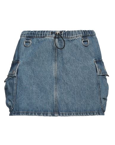 Coperni Blue Open Hip Denim Shorts In Blue