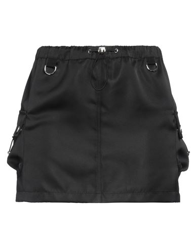 Coperni Woman Mini Skirt Black Size 10 Polyester In Black